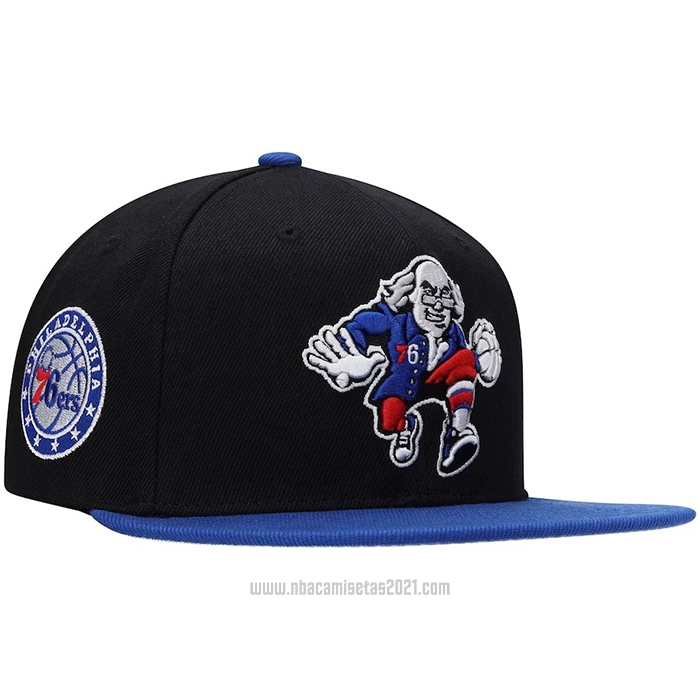 Gorra Philadelphia 76ers Core Basic Mitchell & Ness Negro